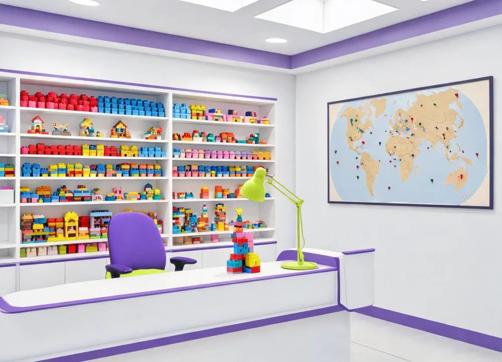 Mega Bloks contact studio map